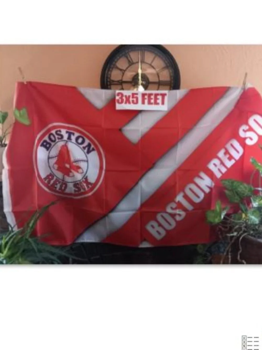 Boston Red Sox Diagonal 3x5 MLB Flags